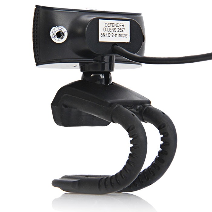 Defender 360 Degree Rotatable 2MP HD Webcam Clip-on Web PC Camera 1280 x 720 Resolution for PC Laptop