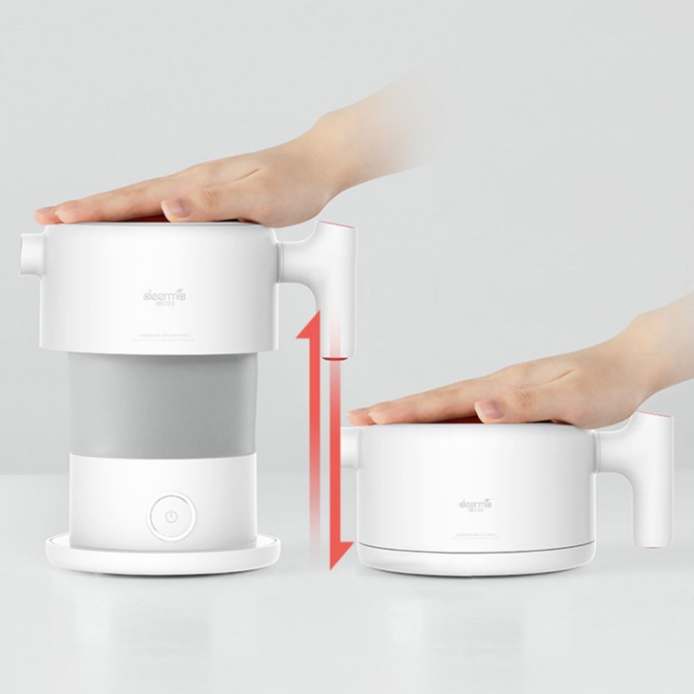 deerma DH202 Folding Portable Electric Kettle Travel Mini Automatic Power-off Home