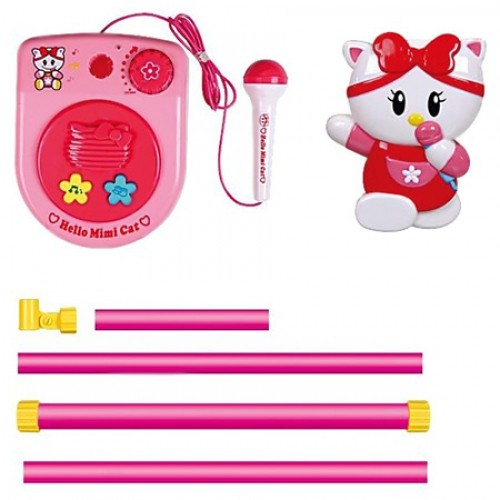 Baoli Retractable Vertical Simulation Microphone Music Toy Set for Kids
