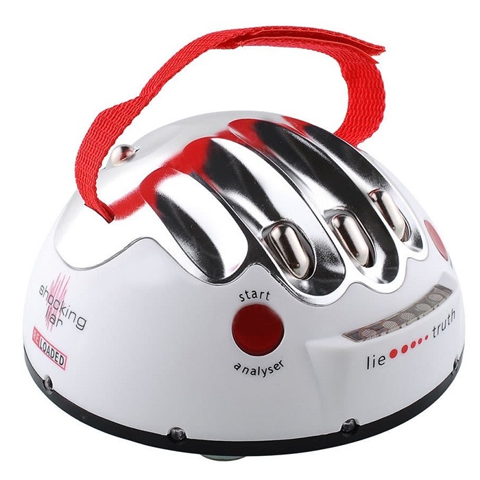 Creative Micro Electric Shock Lie Detector Truth Game Polygraph Toy