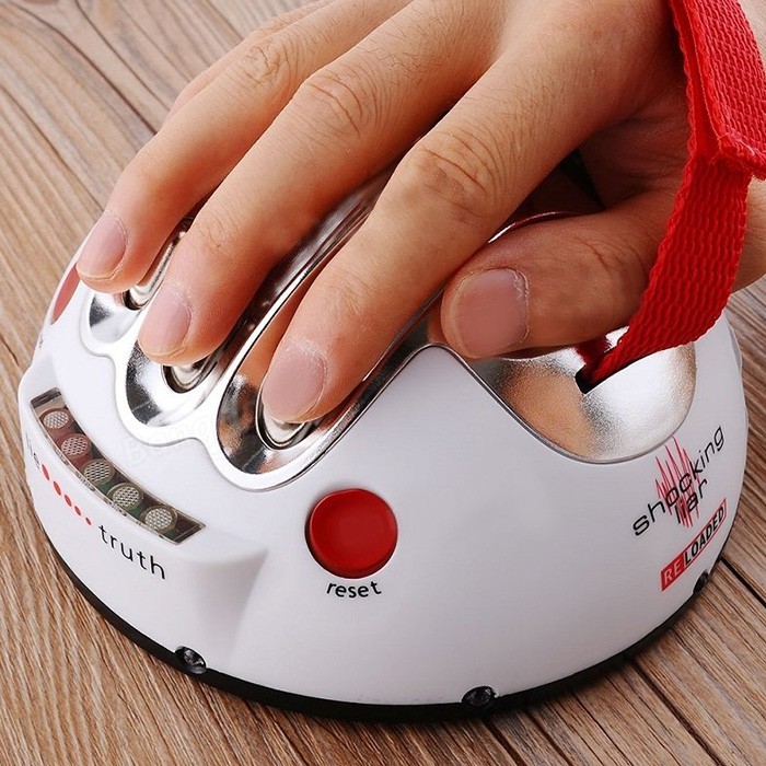 Creative Micro Electric Shock Lie Detector Truth Game Polygraph Toy