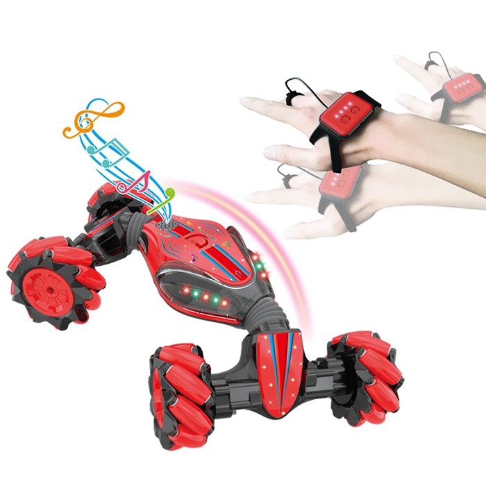 Watch Gesture Induction Stunt Climbing Car with Light Music