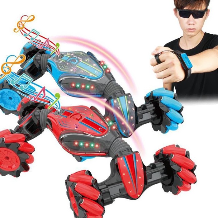 Watch Gesture Induction Stunt Climbing Car with Light Music
