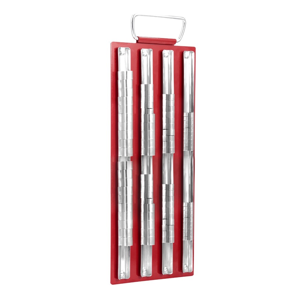 80pcs 1/4 3/8 1/2 inch Socket Tray Rack Snap Rail Tools Organizer