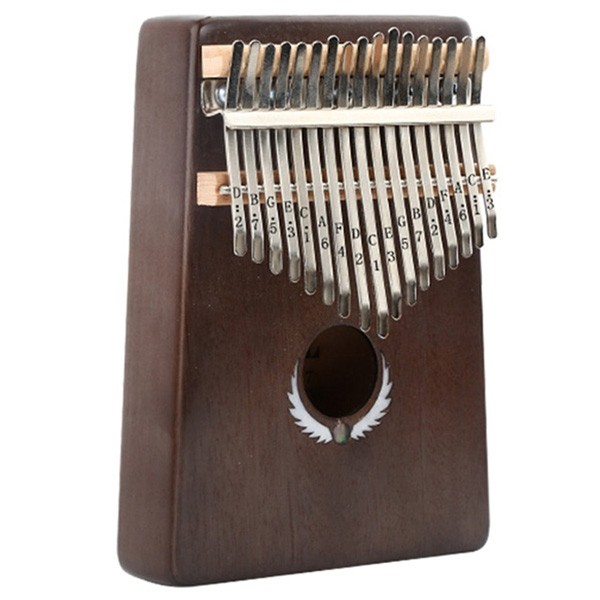 Portable Kalimba Thumb Piano 17 Tone Finger Percussion Keyboard