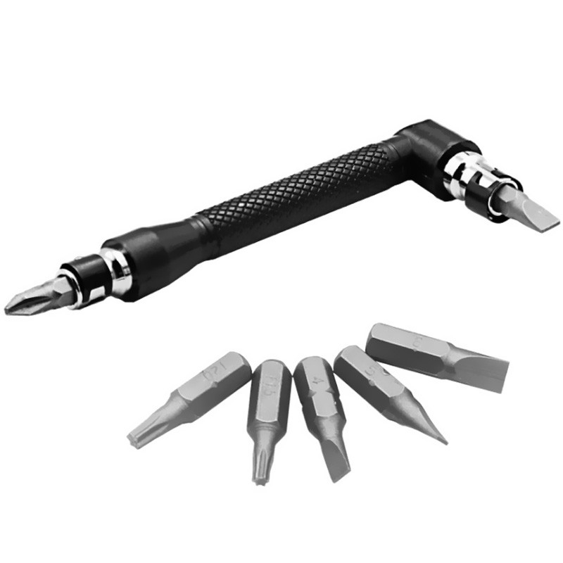Portable Mini L-shaped Double-head Socket Wrench