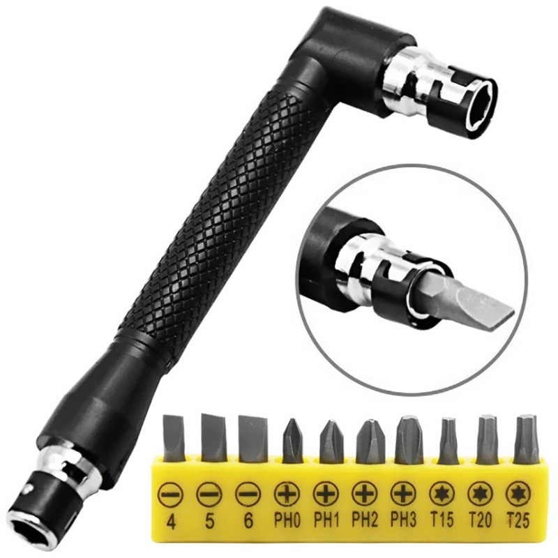 Portable Mini L-shaped Double-head Socket Wrench