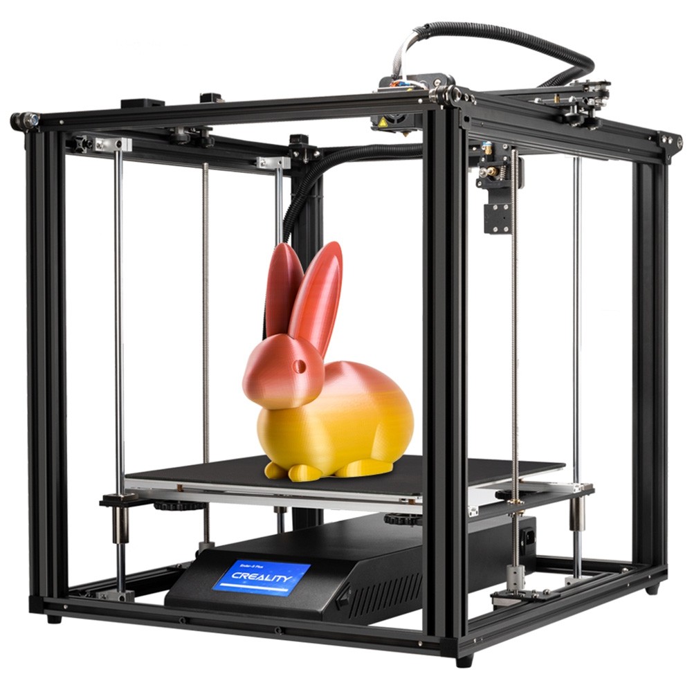 Creality Ender-5 Plus 3D Printer Kit 350 x 350 x 400mm Large Print Size Support Auto Bed Leveling / Resume Print / Filament Run-out Detection / Dual Z-Axis / 4.3 inch Display