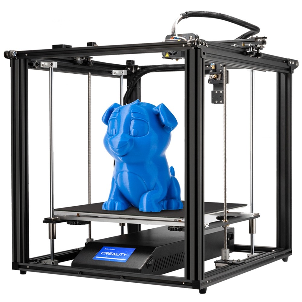Creality Ender-5 Plus 3D Printer Kit 350 x 350 x 400mm Large Print Size Support Auto Bed Leveling / Resume Print / Filament Run-out Detection / Dual Z-Axis / 4.3 inch Display