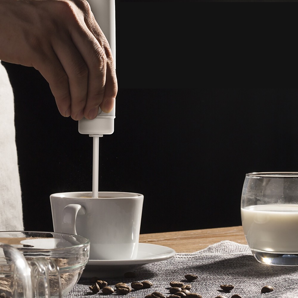 Deerma JB01 Mini Electric Egg Beater Milk Cream Coffee Mixer 6000 RPM Battery-powered Design