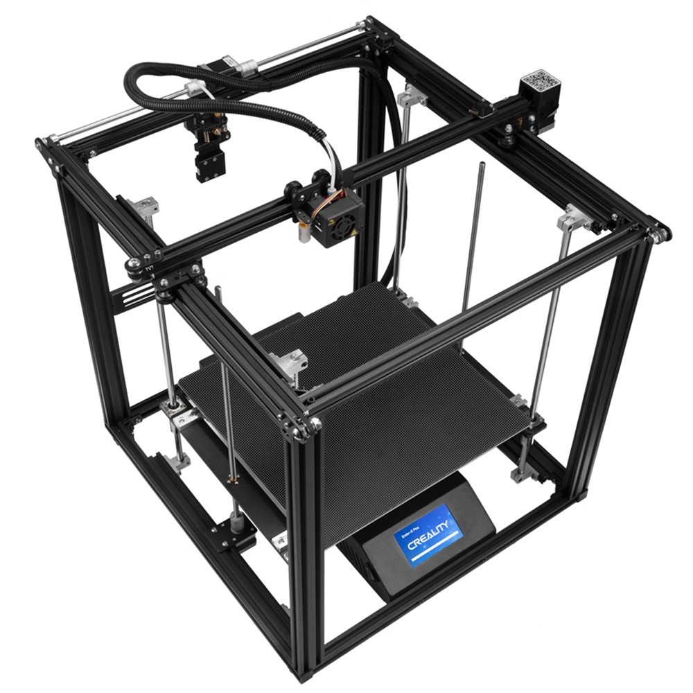 Creality Ender-5 Plus 3D Printer Kit 350 x 350 x 400mm Large Print Size Support Auto Bed Leveling / Resume Print / Filament Run-out Detection / Dual Z-Axis / 4.3 inch Display