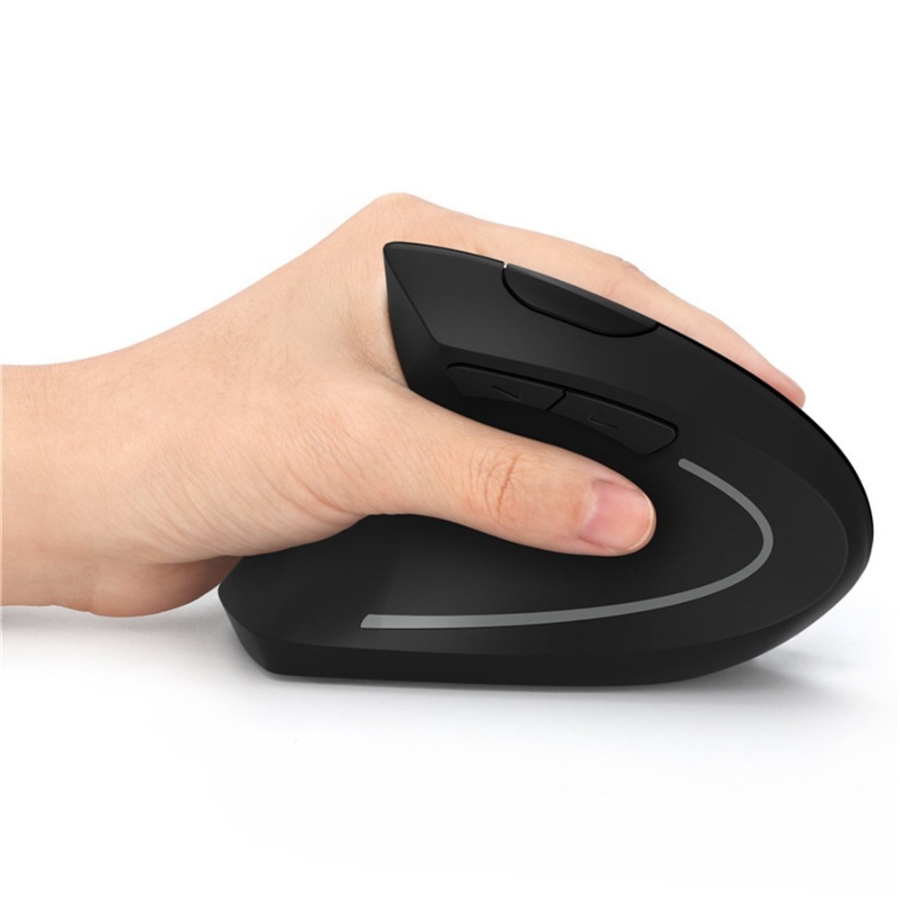 Wireless Vertical Mouse Left Hand Ergonomic USB Optical PC Gaming