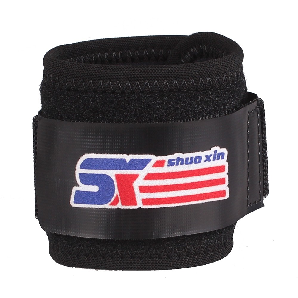 Shou Xin SX601 Classic Sports Gym Elastic Stretchy Wrist Joint Brace Support Wrap Band - Black