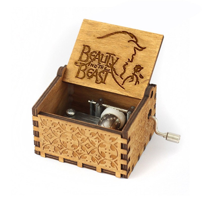 Pure Manual Wooden Game Music Box