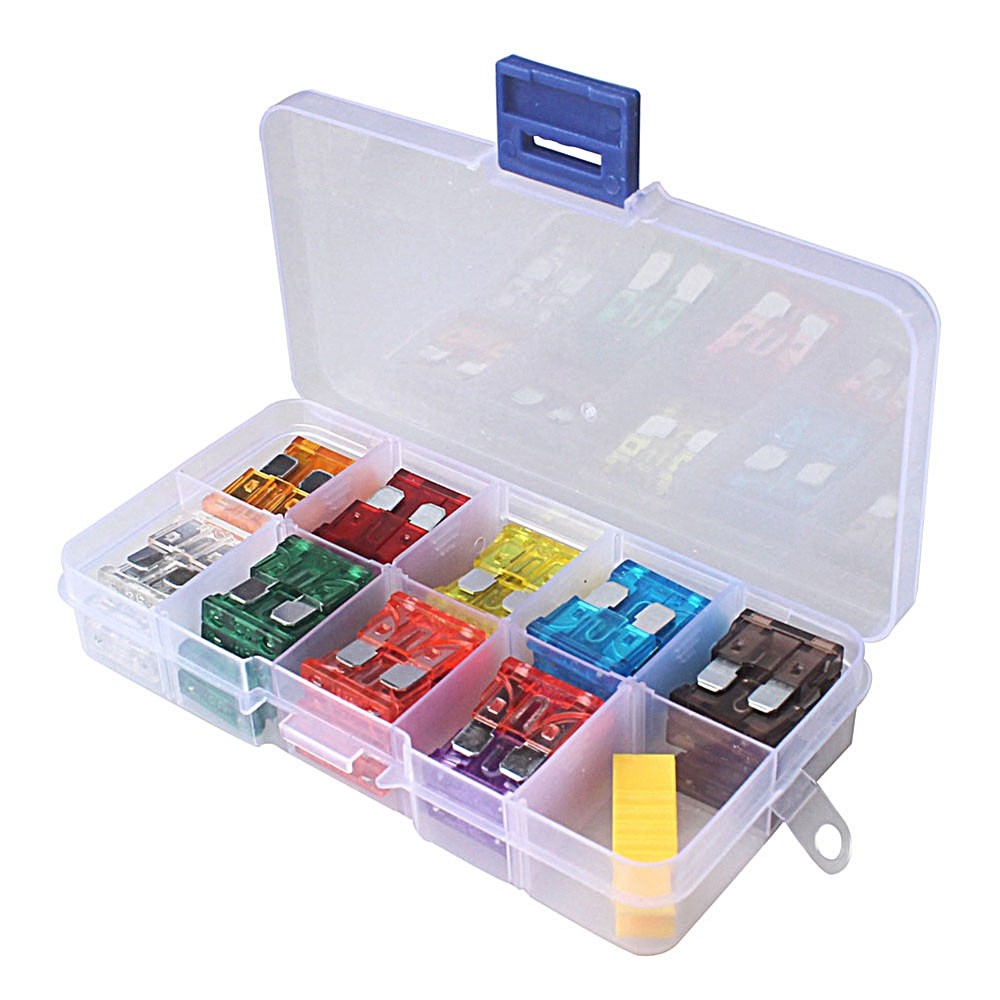 ZIQIAO Car Insurance Sheet Blade Fuse Kit 5A - 40A