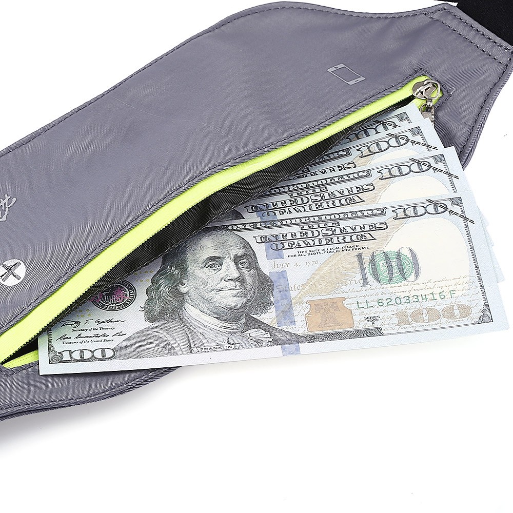 HUWAIJIANFENG Trendy Unisex Durable Waist Bag with Multiple Compartments