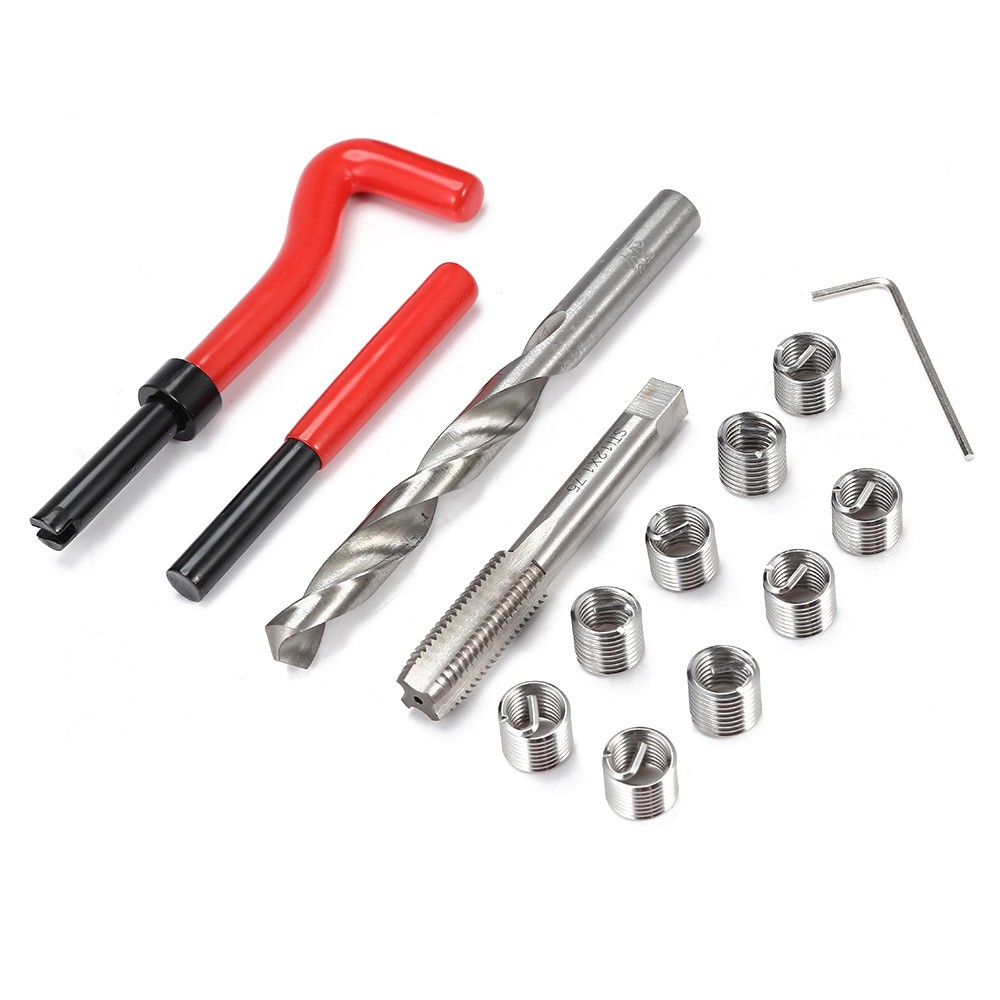 M12 x 1.75mm Car Helical Insert Tap Thread Repair Tool Kit