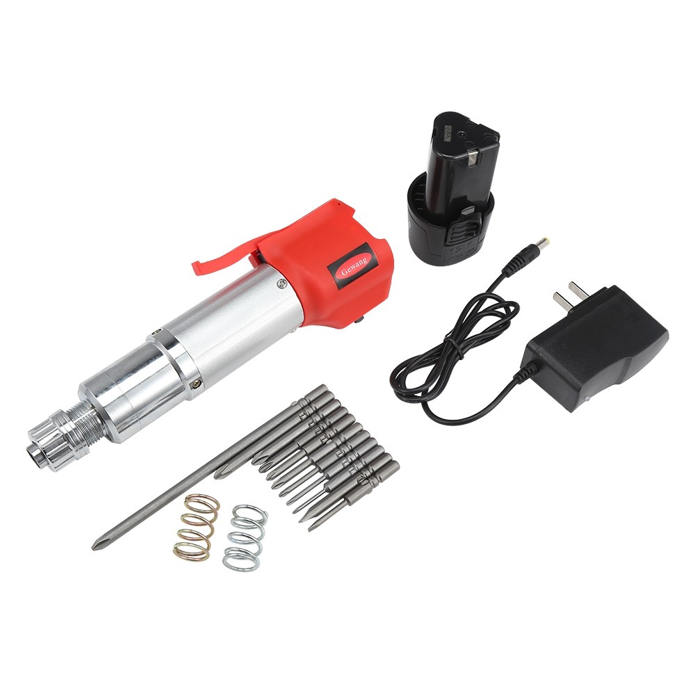 12V Electric Screwdriver Lithium-ion Battery Rechargeable Cordless Power Drill