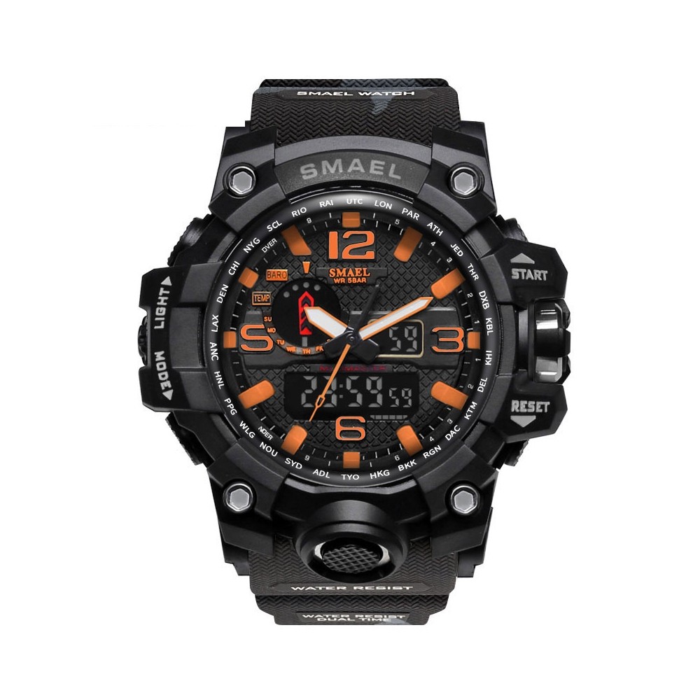 SMAEL Camouflage 1545B Watch Men New Style Digital Waterproof Sports Military