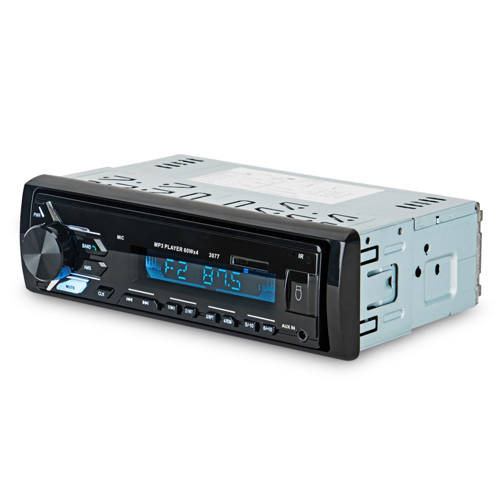 3077 Bluetooth Auto MP3 Player Multimedia System 87.5 - 108.0MHz FM Radio with Remote Controller