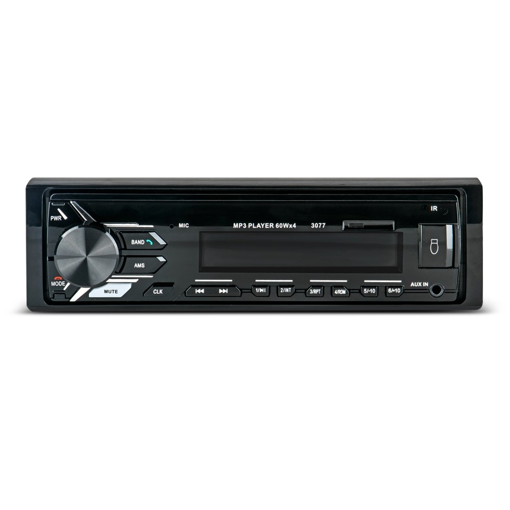 3077 Bluetooth Auto MP3 Player Multimedia System 87.5 - 108.0MHz FM Radio with Remote Controller