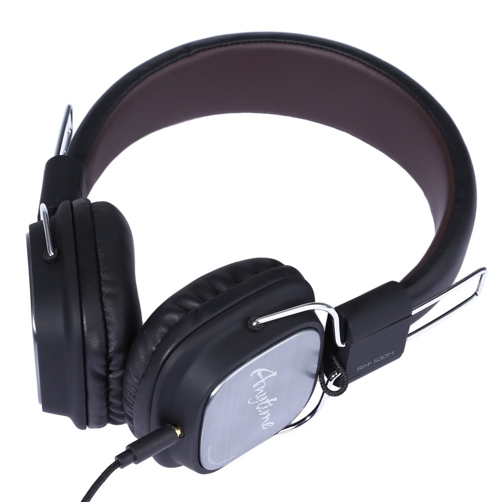 REMAX RM-100H 3.5mm Plug HiFi Headset Stereo Music Noise Reduction Earphone