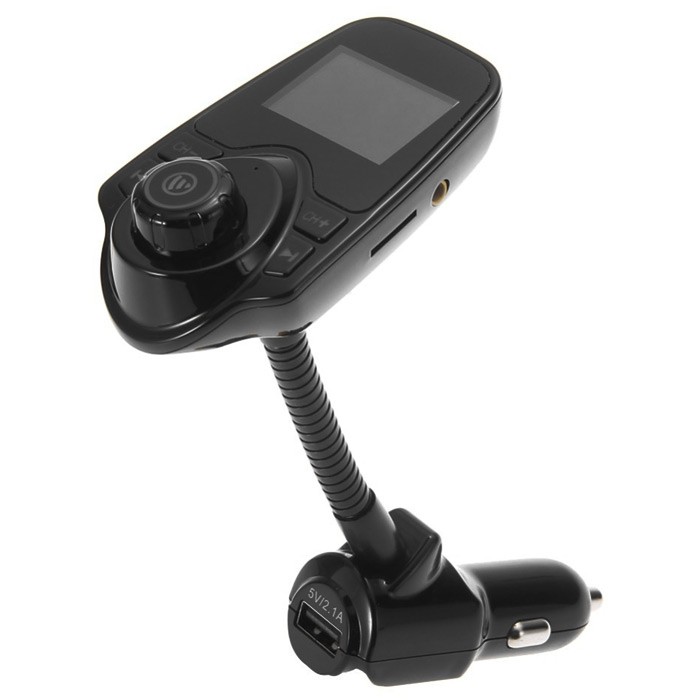 EGTONG T10 Car Bluetooth V3.0 + EDR MP3 Player Charger Adapter Digital Display Built-in Microphone Support FM Frequency