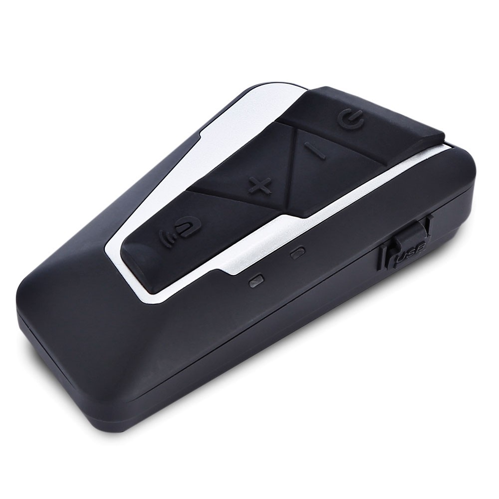 T9S Motorcycle Helmet Headset Intercom 2 Interphones Bluetooth 3.0 Waterproof 15 Hours Working Time