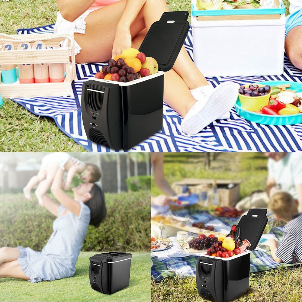 BLD - 06 High Quality Car Small Refrigerator 6L Dual Hole Heat Dissipation 12V 4 Holder