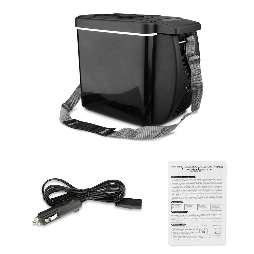 BLD - 06 High Quality Car Small Refrigerator 6L Dual Hole Heat Dissipation 12V 4 Holder