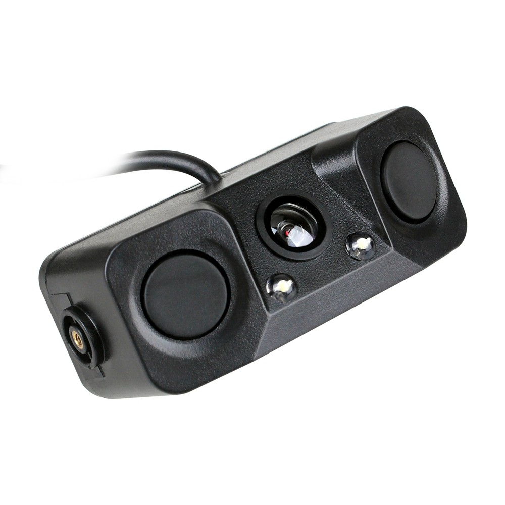 ZIQIAO ZHS-042 3 in 1 Car Night Vision Rear View Camera Parking Sensor