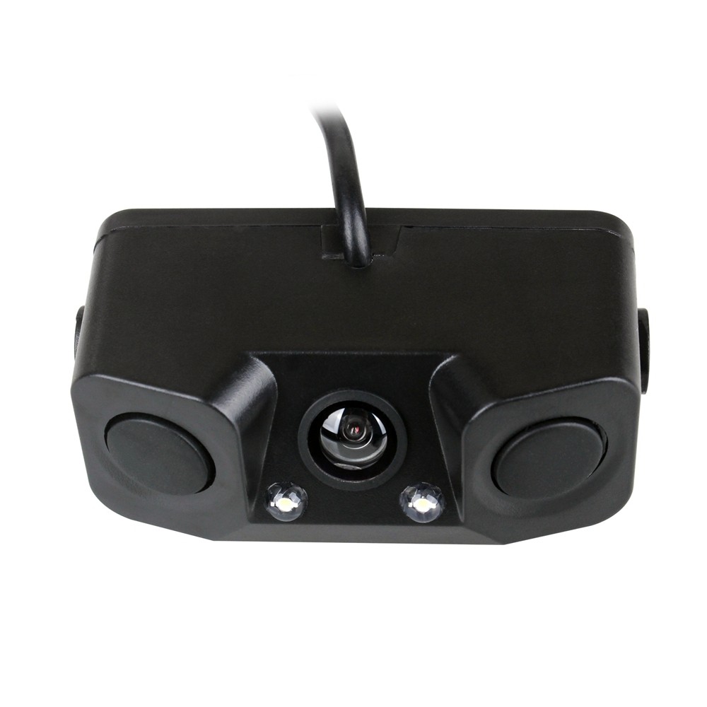 ZIQIAO ZHS-042 3 in 1 Car Night Vision Rear View Camera Parking Sensor