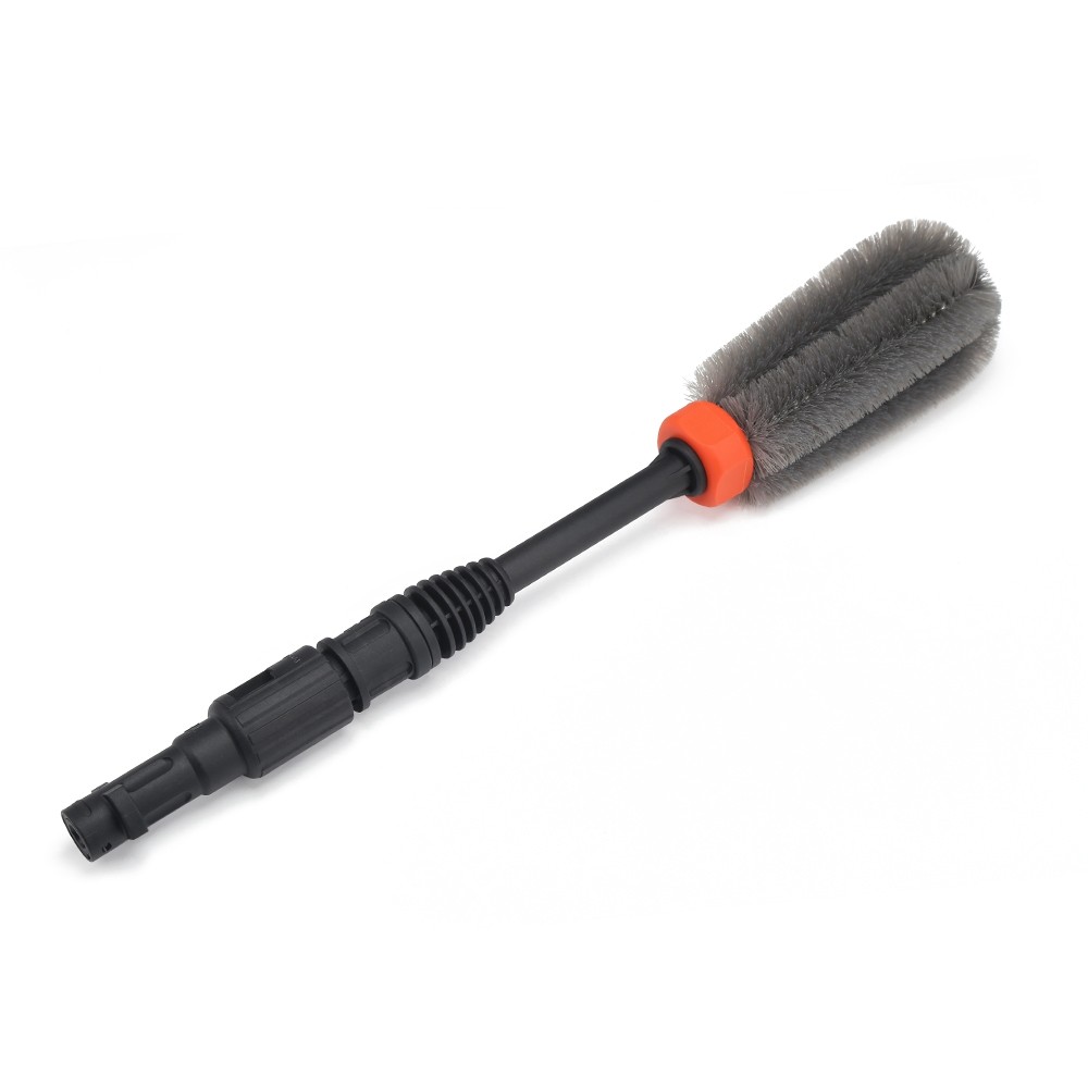 High-pressure Car Wheel Tire Washing Brush Rotating Cleaning Tool with Karcher Connector