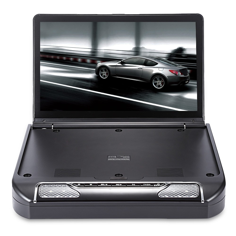 13.3 Inch OS - 1336D Roof Mount DVD Player System with USB IR FM Transmitter