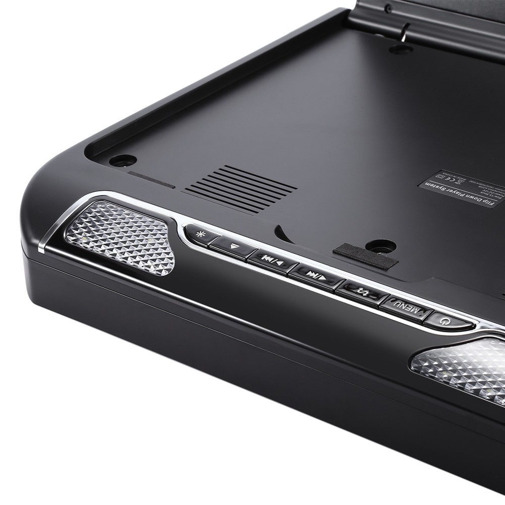 13.3 Inch OS - 1336D Roof Mount DVD Player System with USB IR FM Transmitter