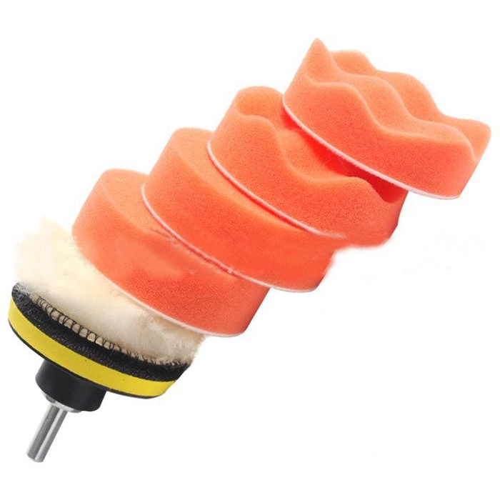 3 inch Car Polishing Pads Kit for Vehicle Polisher Buffer Waxer Sander 7pcs