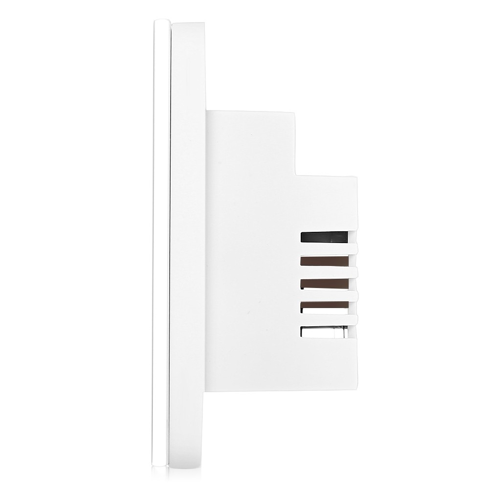 Funry ST2 - US - WH - 2 Touch Panel Smart Light Switch In-wall Remote Control Control Your Fixtures 2 Gang 1 Way