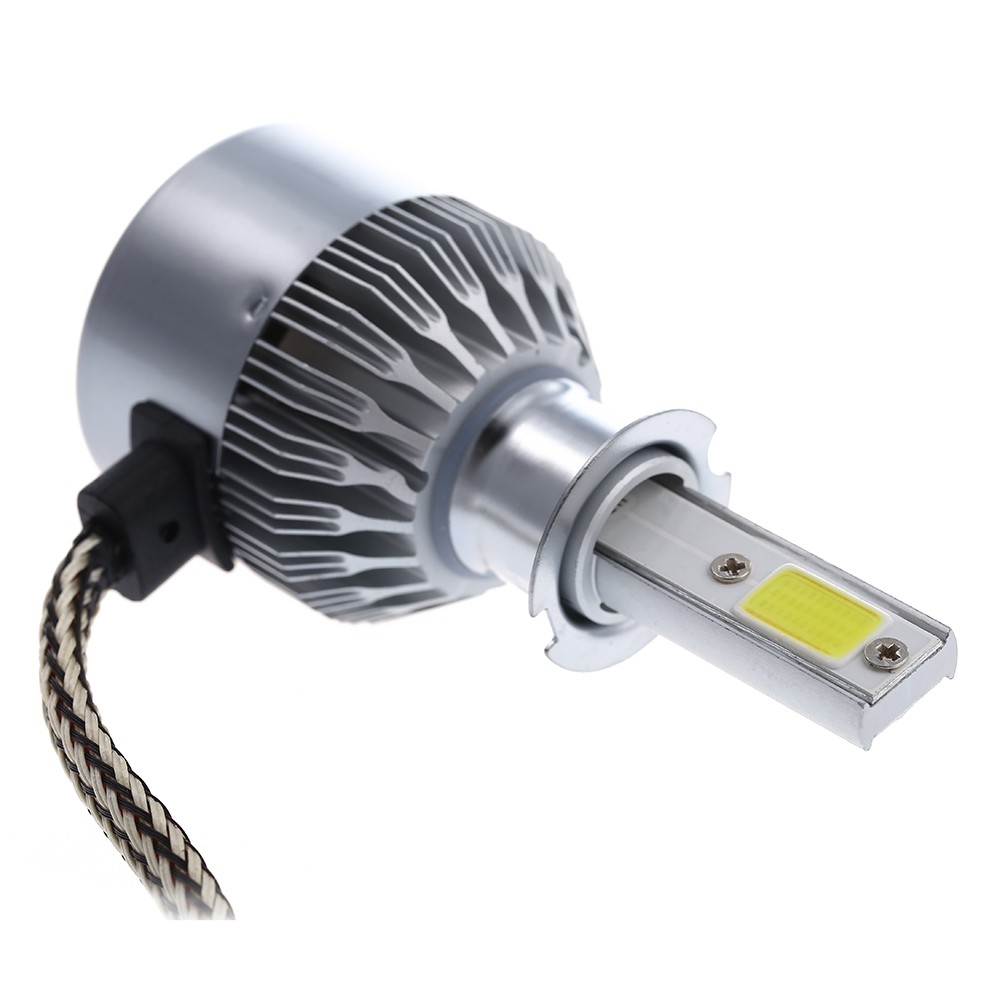 2pcs C6 H3 Car LED Headlight Super Bright Automobiles Front Headlamp