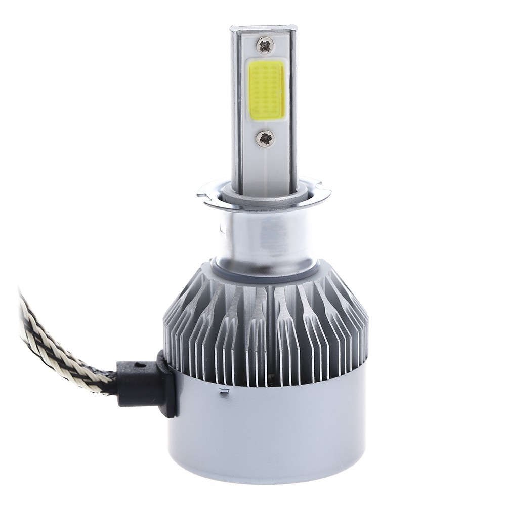 2pcs C6 H3 Car LED Headlight Super Bright Automobiles Front Headlamp