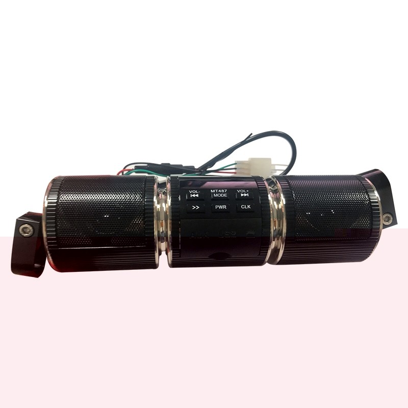 Motorcycle Speaker Bluetooth MP3 Player Waterproof Anti-theft Audio MT487