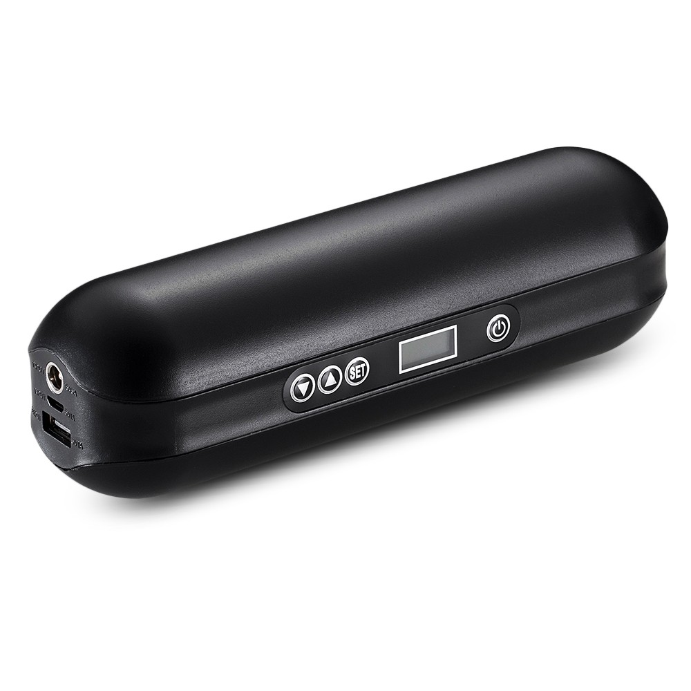 Portable Air Compressor Mini Electric Inflator with Tyre Pressure Gauge LED Light 4 Unit Options