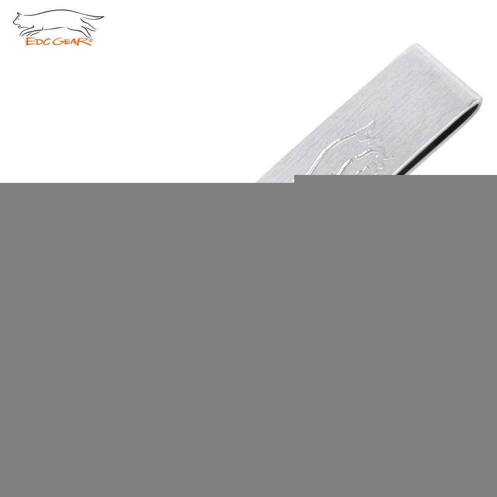 EDCGEAR Mini Stainless Steel Tweezer with Protective Seat for Camping Traveling Home Use