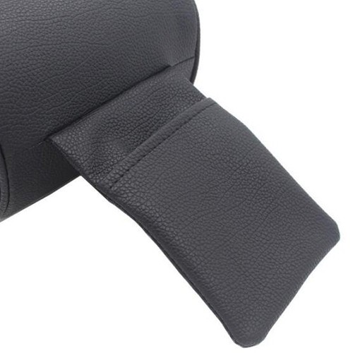 AutoYouth PU Leather Car Armrest Pad Memory Foam Universal Auto Armrests Covers with Phone Pocket