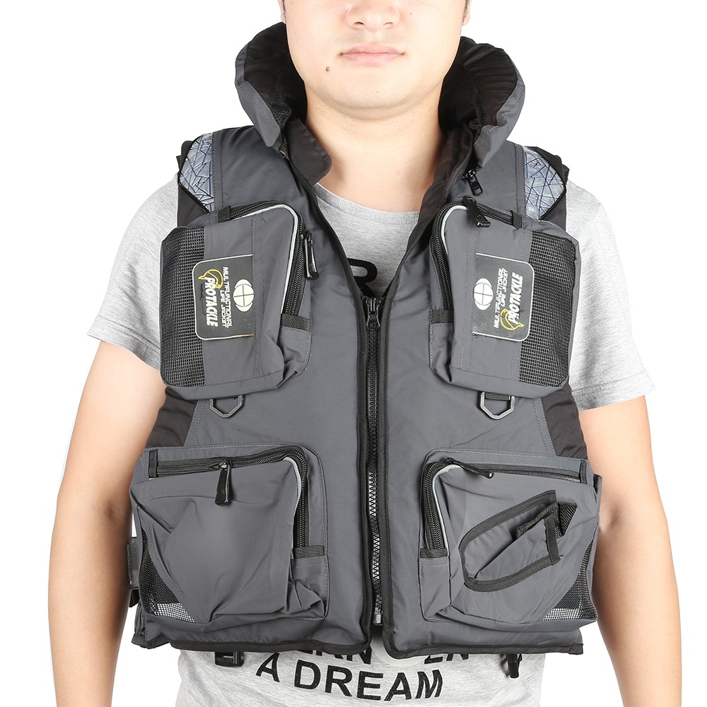 Outdoor Sport Safety Life Jacket Vest Swimsuit for Sea Fishing Boat Drifting Survival