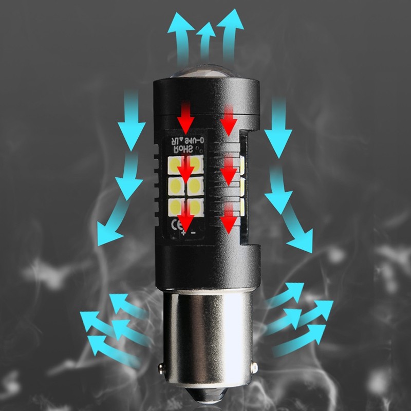 1156 BA15S Car LED Light Bulb for Reverse Fog Signal Turn Lamp