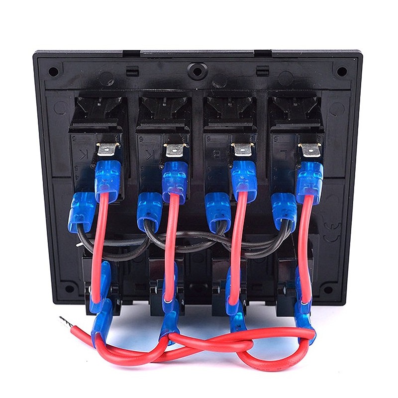Socket Rocker Switch Panel for Car Boat Yacht PN-AP4
