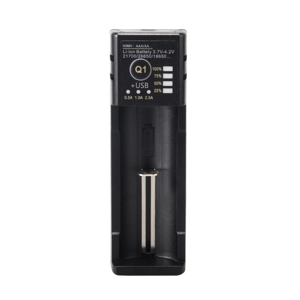 UltraFire Q1 AA / AAA / 18650 / 14500 / 26650 USB Universal Lithium Battery Charger