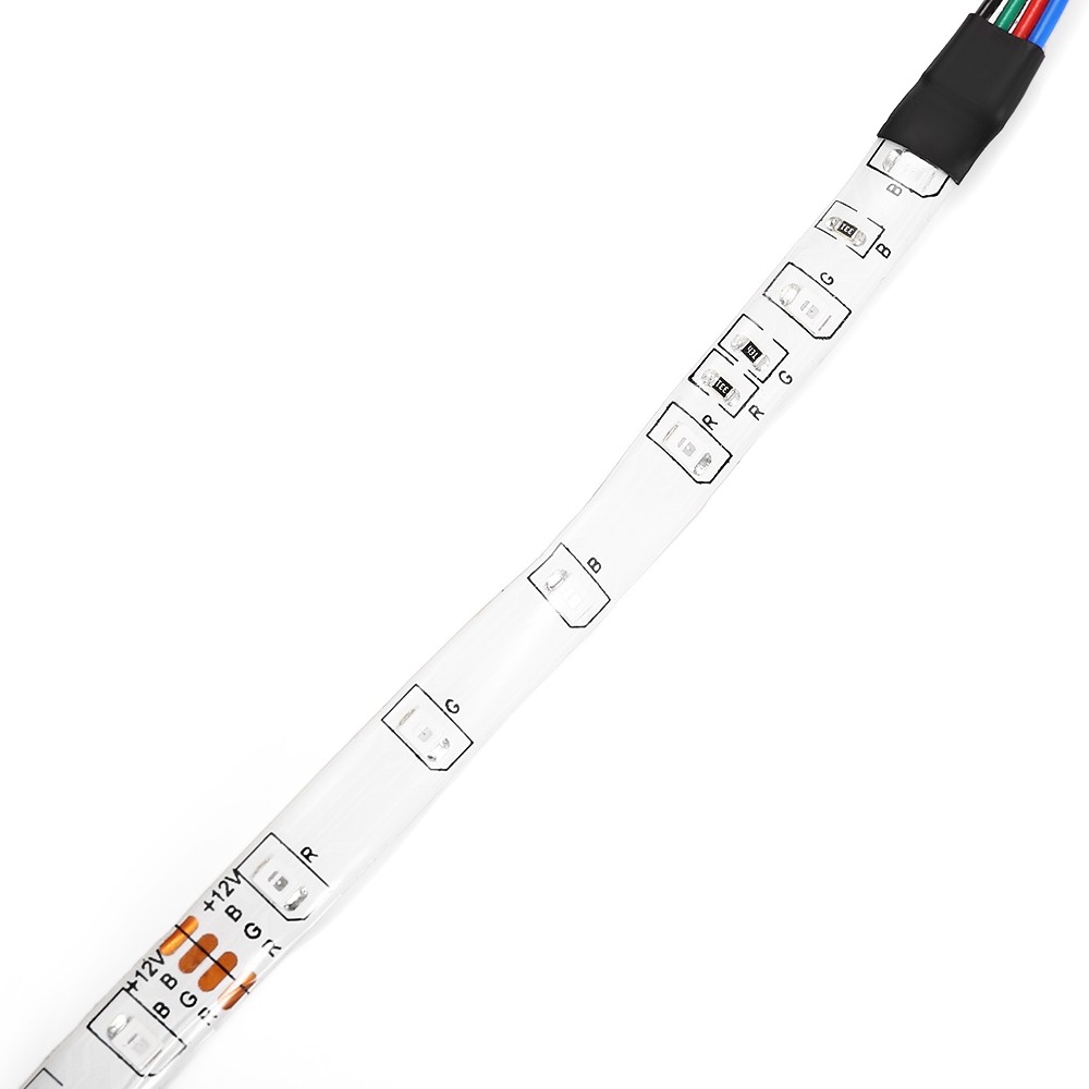 HML 5M Water-proof 24W RGB 2835 SMD 300 LEDs Strip Light with 24 Keys Remote Control and US Adapter