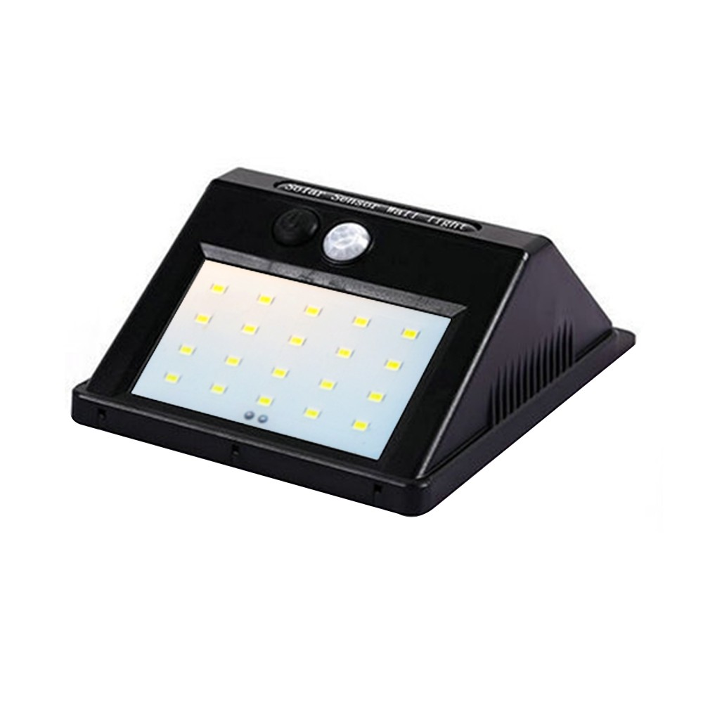 BRELONG Solar Powered PIR LED Wall Light 20LEDs Cordless Waterproof Outdoor Courtyard