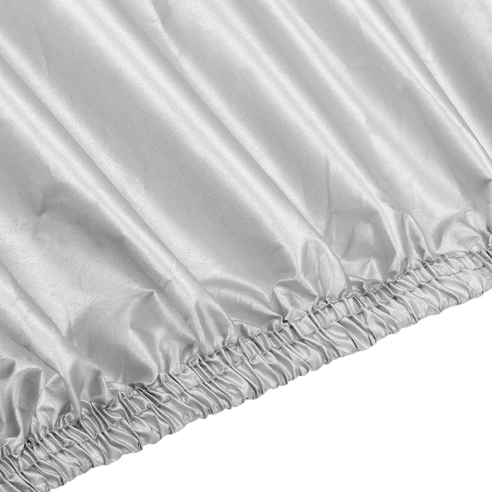 Motorcycle Cover with Windproof Buckle 210D Water-resistant Sunproof Polyester for All Seasons